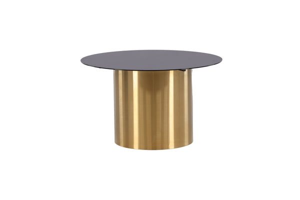Couchtisch YSTAD ⌀80cm-Glas Schwarz