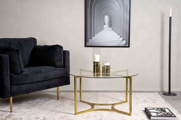 Couchtisch KIVIK ⌀90cm-Glas