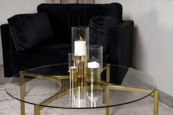 Couchtisch KIVIK ⌀90cm-Glas