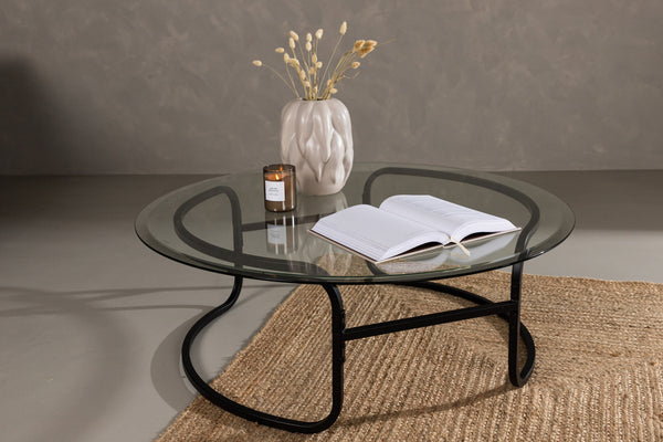 Couchtisch LOMMA ⌀110cm-Glas