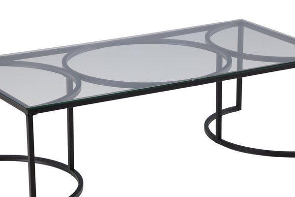 Couchtisch SCANNER 70x140cm-Glas