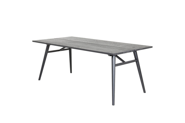 MATBORD SLEEK Veneer 95x195 cm-Svart