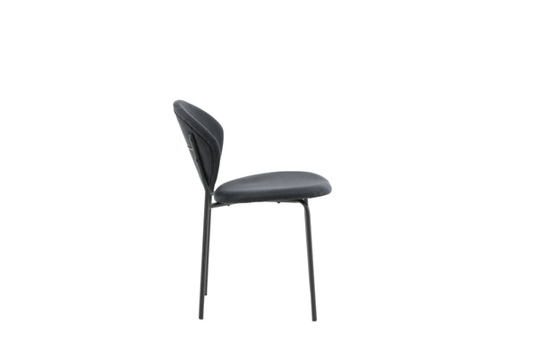 Matstolar VAULT Polyester 80x46x62cm Svart-2st