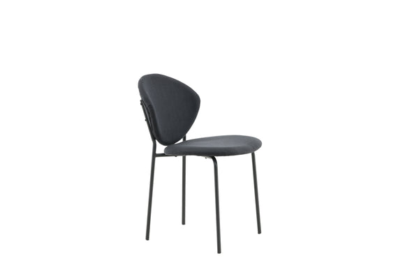 Matstolar VAULT Polyester 80x46x62cm Svart-2st