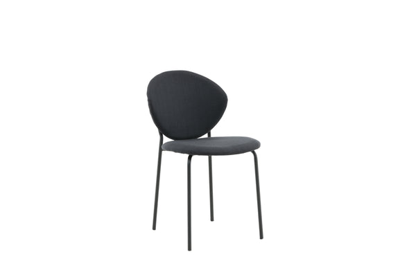 Matstolar VAULT Polyester 80x46x62cm Svart-2st