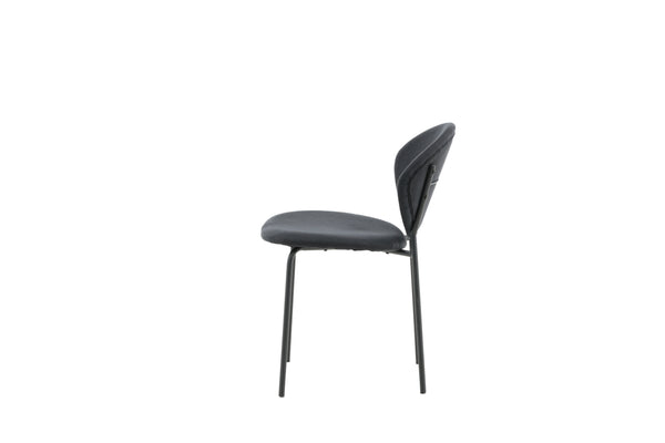Matstolar VAULT Polyester 80x46x62cm Svart-2st