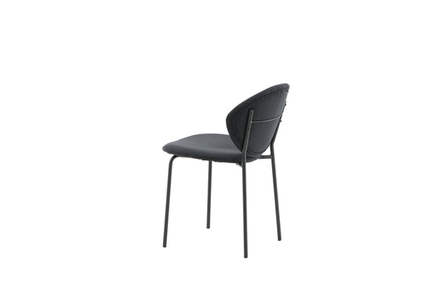 Matstolar VAULT Polyester 80x46x62cm Svart-2st