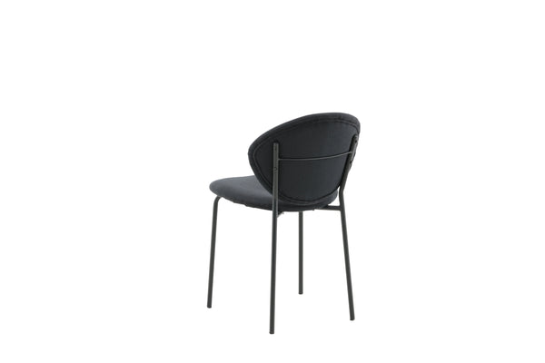 Matstolar VAULT Polyester 80x46x62cm Svart-2st