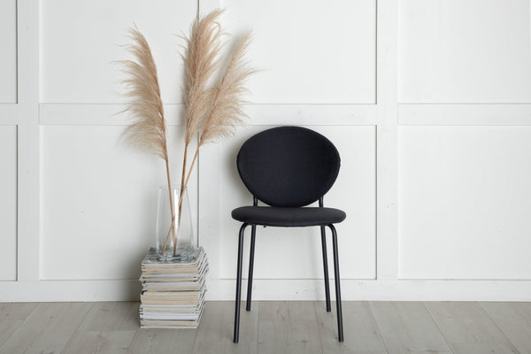 Matstolar VAULT Polyester 80x46x62cm Svart-2st