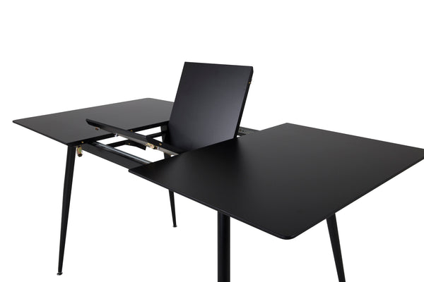 DINING TABLE SILAR MDF 90x120 cm-Black