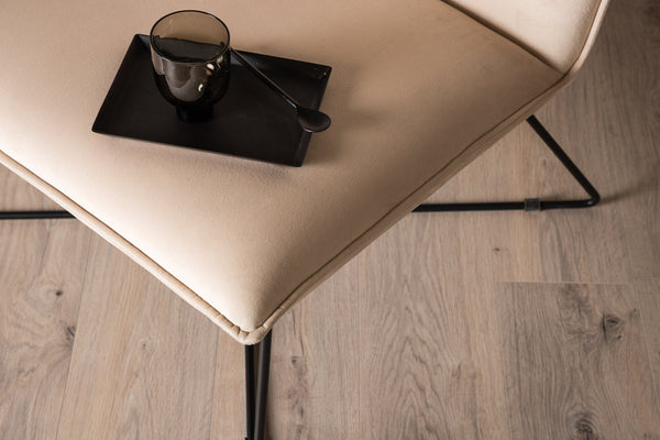 Lounge fåtölj X-LOUNGE Sammet 72x82,5x61,5cm-Beige