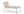 Lounge fåtölj X-LOUNGE Sammet 128x83x71cm-Beige