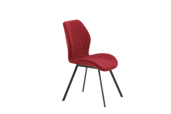 Matstolar GEMMA Polyester 90x50x63cm Röd-2st