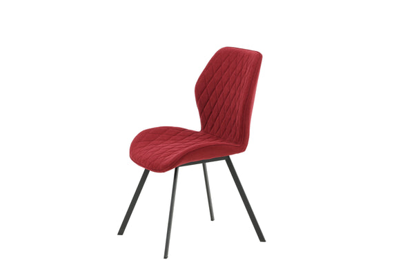Matstolar GEMMA Polyester 90x50x63cm Röd-2st