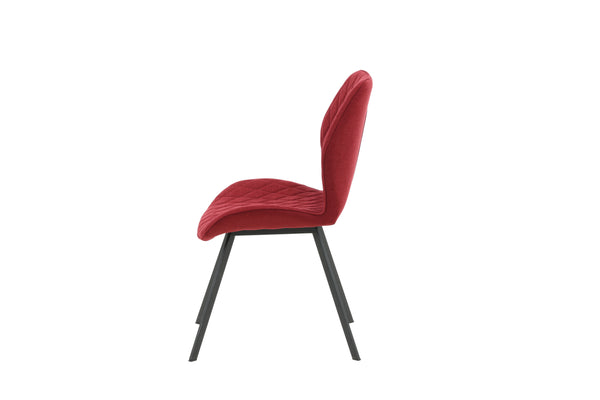 Matstolar GEMMA Polyester 90x50x63cm Röd-2st
