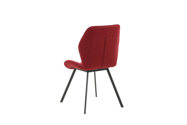 Matstolar GEMMA Polyester 90x50x63cm Röd-2st