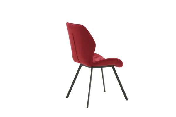 Matstolar GEMMA Polyester 90x50x63cm Röd-2st
