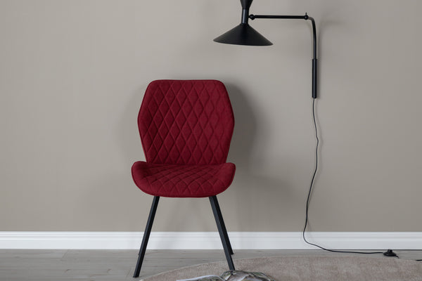 Matstolar GEMMA Polyester 90x50x63cm Röd-2st