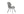 Dining chairs GEMMA Polyester 90x50x63cm Grey-2pcs