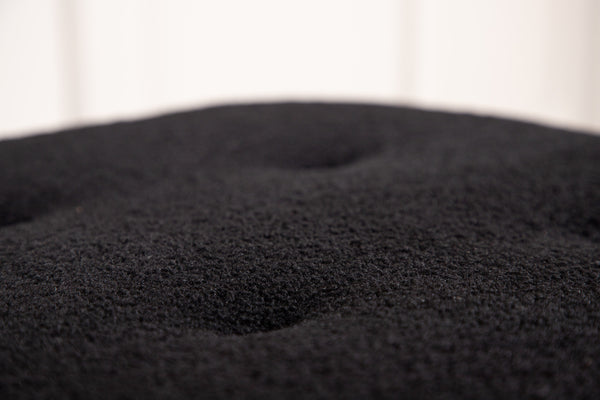 Puff SALINA Polyester Svart