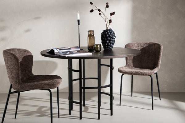 MATBORD COPENHAGEN MDF ⌀115 cm-Mocca