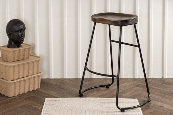 Barstolar 2st OZARK Tall-Svart