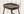 Barstolar 2st OZARK Tall-Svart