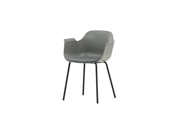 Matstolar COMFORT Plast 795x605x52cm Grå-2st