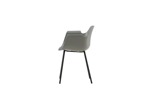 Matstolar COMFORT Plast 795x605x52cm Grå-2st