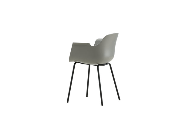 Matstolar COMFORT Plast 795x605x52cm Grå-2st
