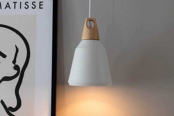 Taklampa NAO Stål LED E27-Vit