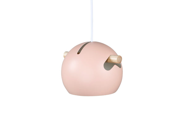 Taklampa TUBBIE Stål LED E27-Gammelrosa