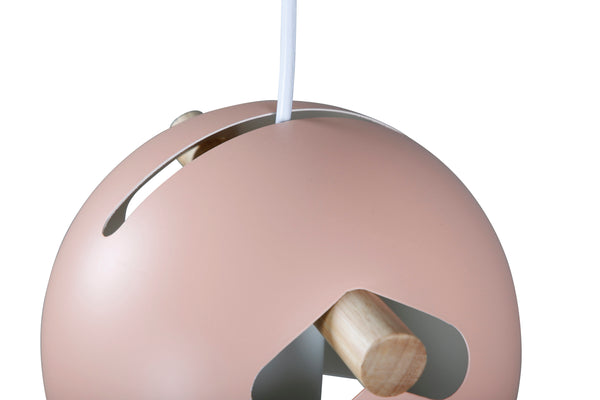 Taklampa TUBBIE Stål LED E27-Gammelrosa