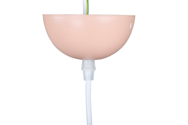 Taklampa TUBBIE Stål LED E27-Gammelrosa