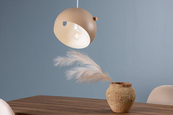 Taklampa TUBBIE Stål LED E27-Beige