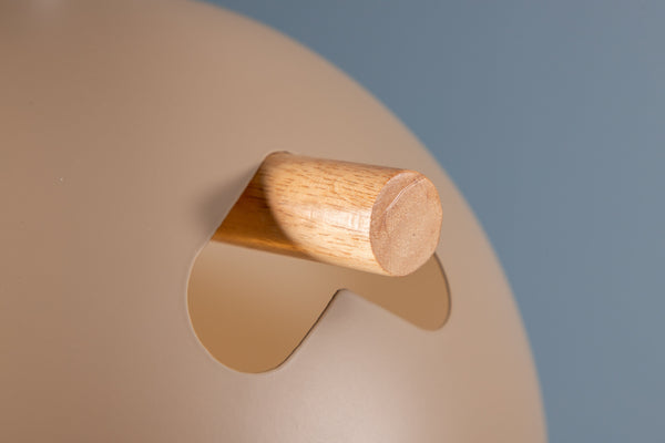 Taklampa TUBBIE Stål LED E27-Beige
