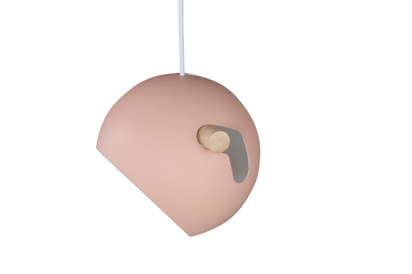Taklampa TUBBIE Stål LED E27-Gammelrosa
