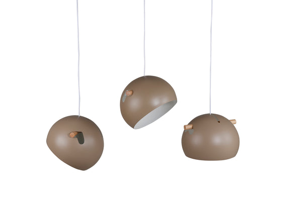 Taklampa TUBBIE Stål LED E27-Beige