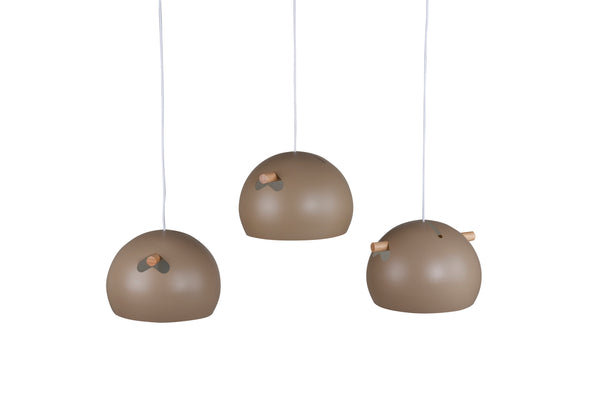 Taklampa TUBBIE Stål LED E27-Beige
