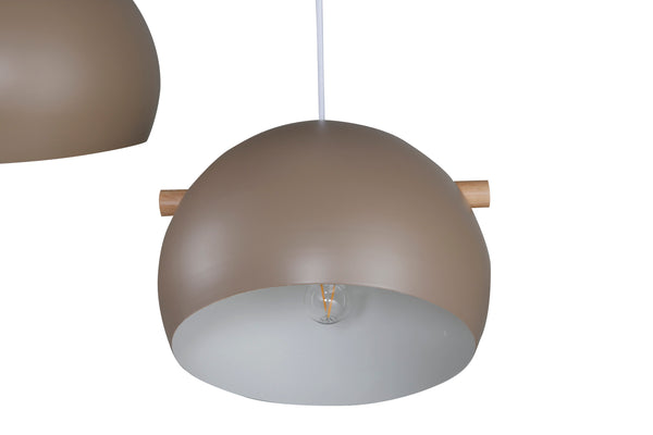 Taklampa TUBBIE Stål LED E27-Beige