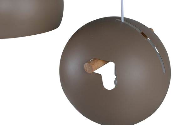 Taklampa TUBBIE Stål LED E27-Beige