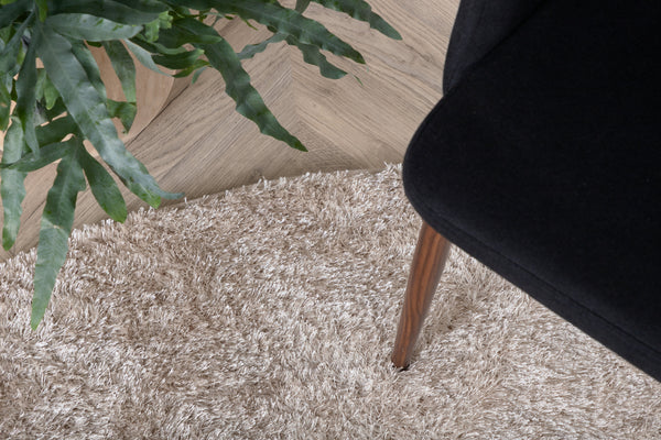 Rund matta MATTIS Polyester ⌀200-Beige