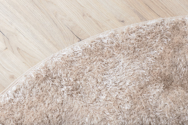 Rund matta MATTIS Polyester ⌀200-Beige