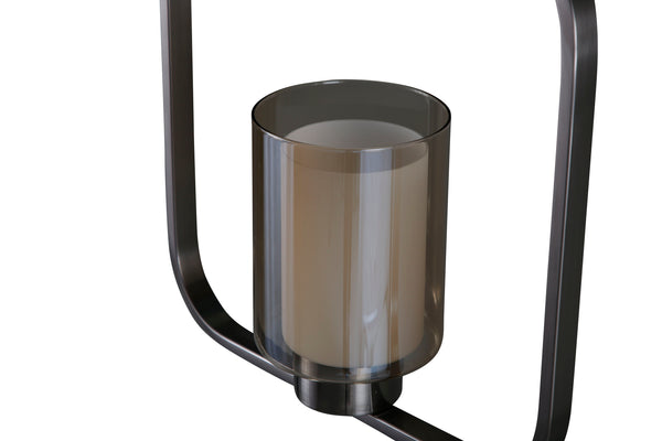 Taklampa ALUDRA Glas LED E27-Silver