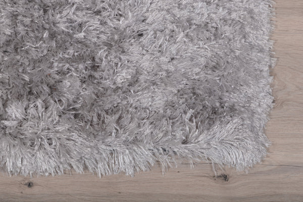 Rechteckiger Teppich NATTA Polyester 230x160cm-Silber