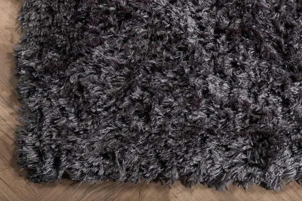 Rektangulär matta NATTA Polyester 230x160cm-Mörkgrå