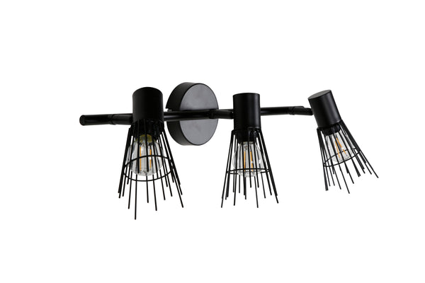 Vägglampa PICO Stål LED E14-Svart