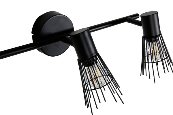 Vägglampa PICO Stål LED E14-Svart