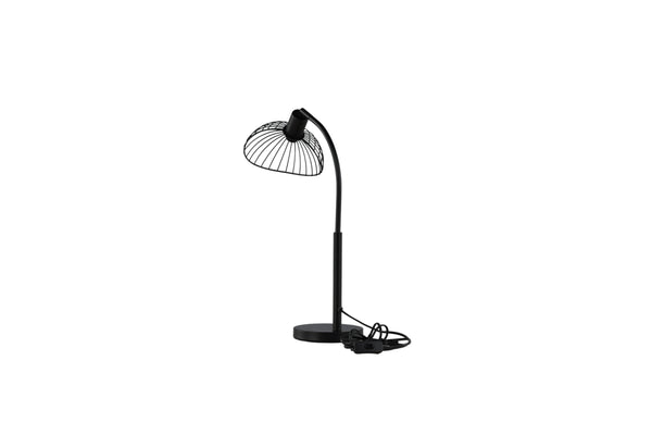 Bordslampa ELSA Stål E14-Svart