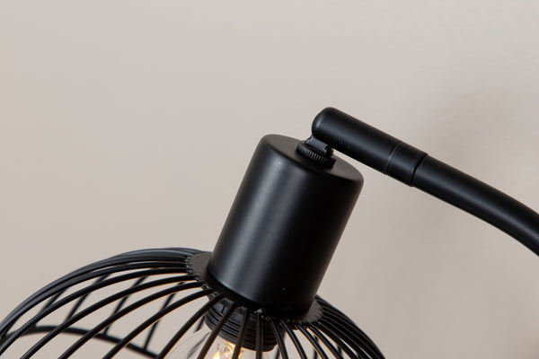 Bordslampa ELSA Stål E14-Svart